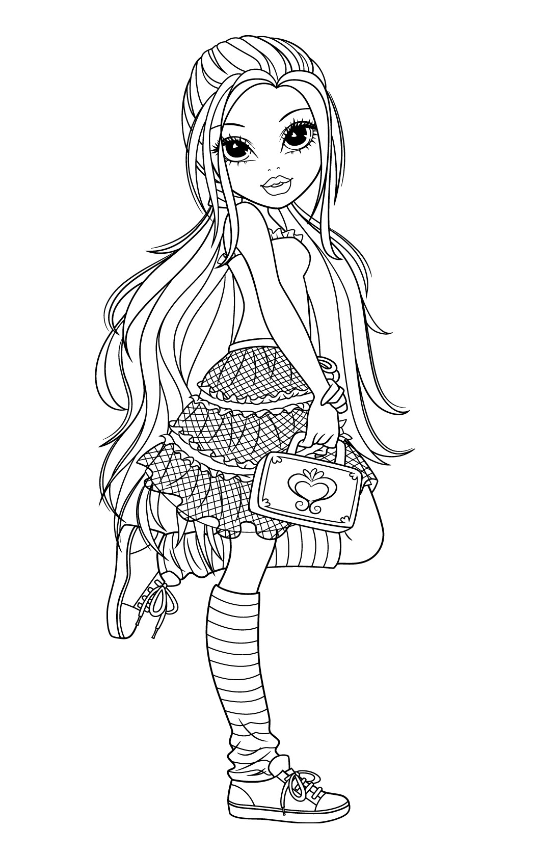 Coloring Book For Girls
 New Moxie Girlz Coloring Pages will be added frequently so