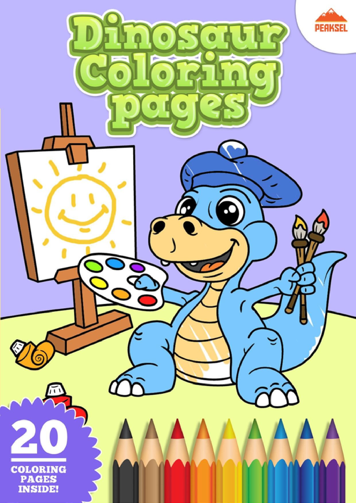 Coloring Book For Kids
 File Dinosaur Coloring Pages Printable Coloring Book For