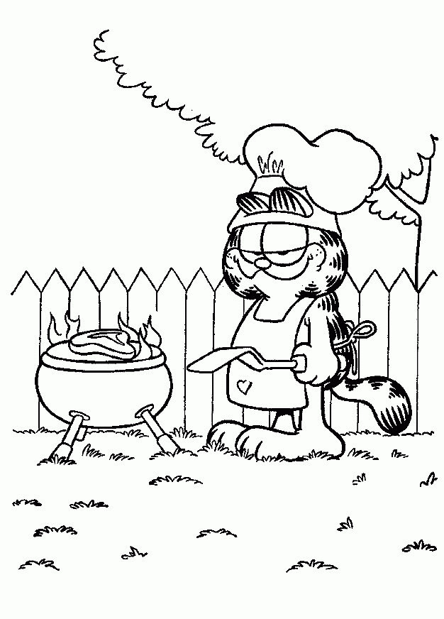 Coloring Book For Toddlers Free
 Free Printable Garfield Coloring Pages For Kids