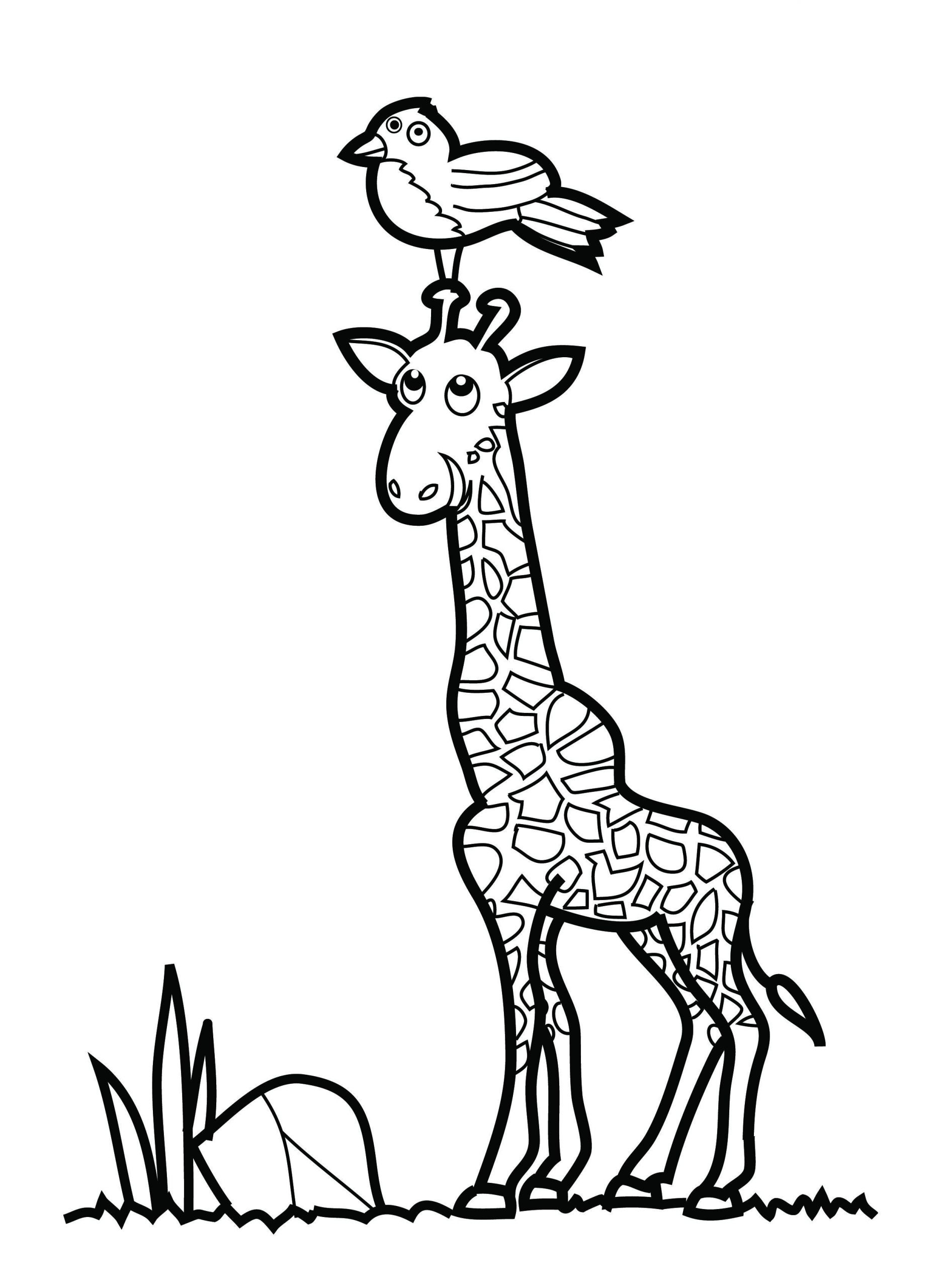 Coloring Book For Toddlers Free
 Malvorlagen fur kinder Ausmalbilder Giraffe kostenlos