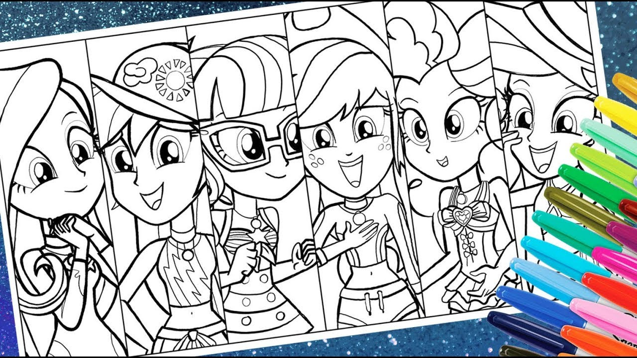Coloring Book Pages Girls
 MLP Equestria Girls colouring pages My little pony