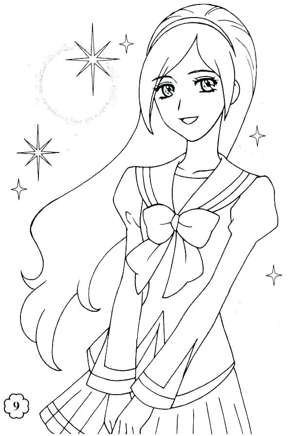 Coloring Book Pages Girls
 Pretty Girl Coloring Pages at GetColorings
