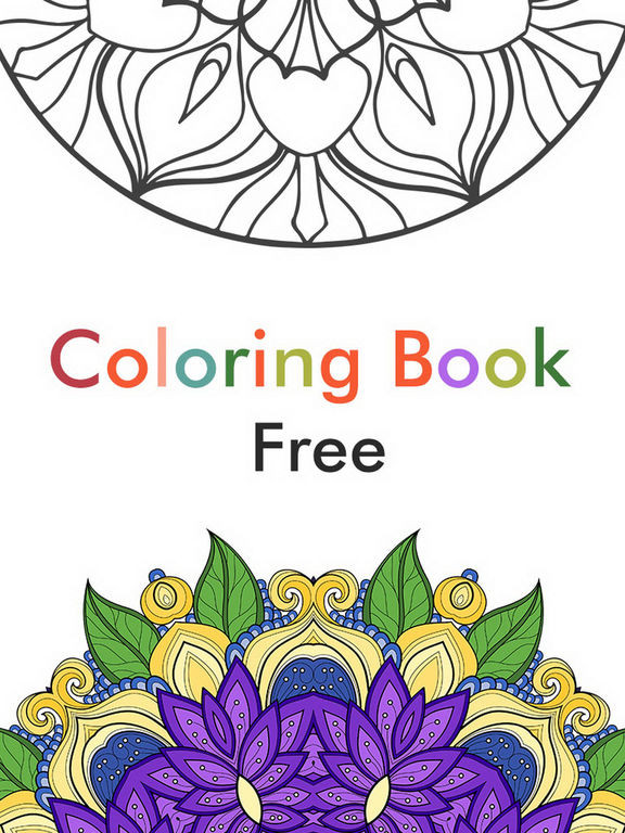 Coloring Books For Adults Apps
 App Shopper Adult Color Therapy Pages Flower Coloring