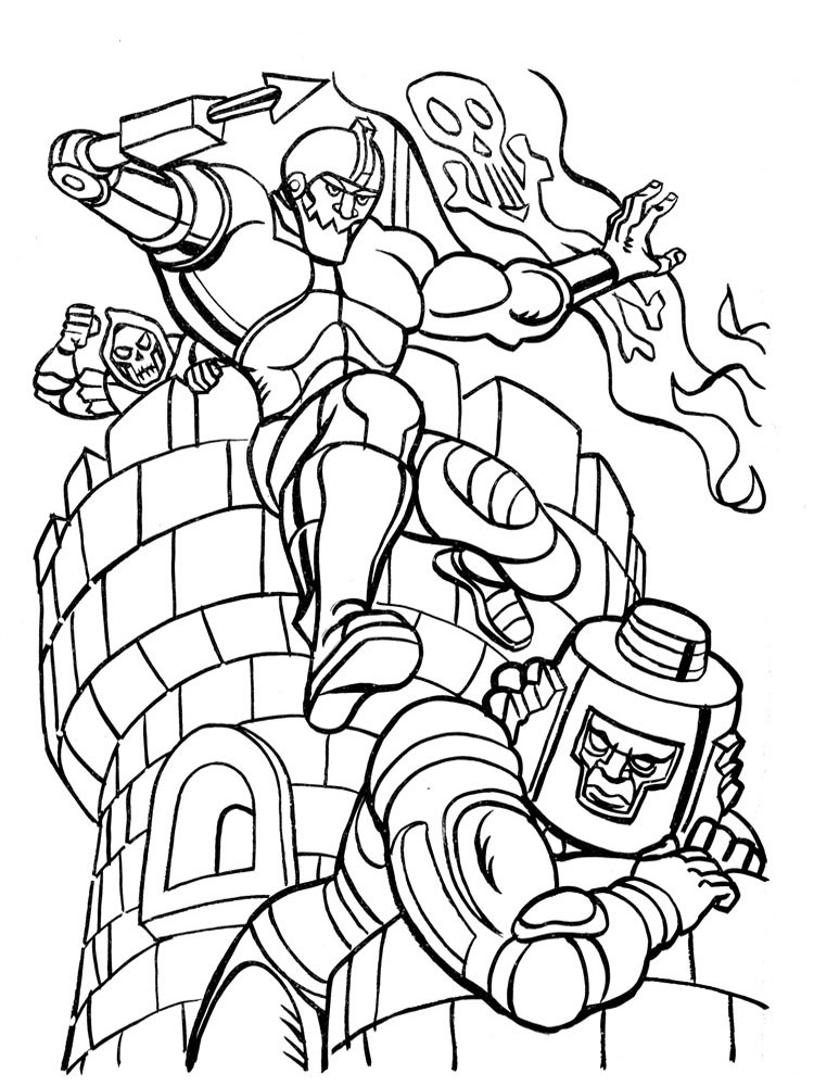 Coloring Books For Boys
 He Man coloring pages Free Printable He Man coloring pages