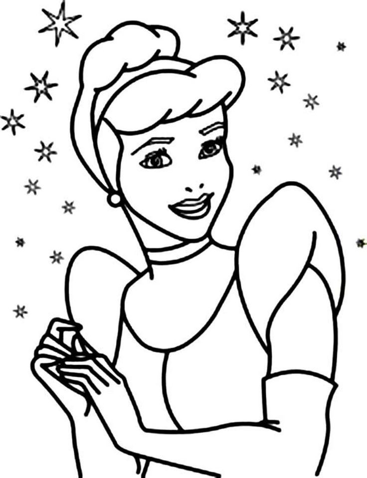 Coloring Books For Little Girls
 Impressive Cinderella Coloring Pages for Little Girls