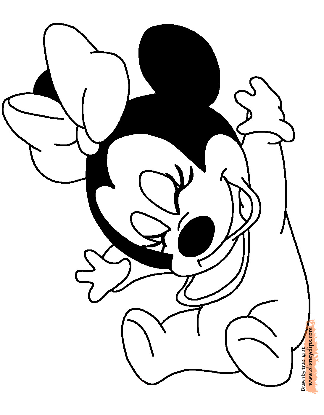Coloring Page Baby
 Disney Babies Coloring Pages