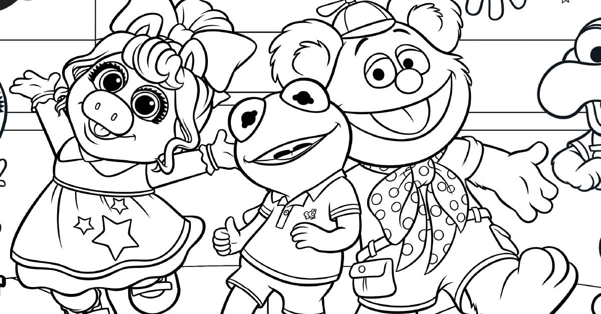 Coloring Page Baby
 Muppet Babies Coloring Page for Your Kids