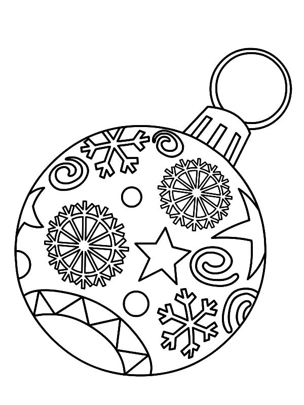 Coloring Pages Christmas Ornaments Printable
 Christmas Ornament Drawing at GetDrawings