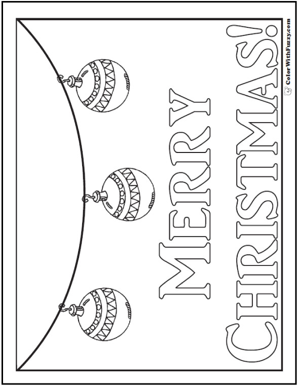 Coloring Pages Christmas Ornaments Printable
 Christmas Ornament Coloring Picture