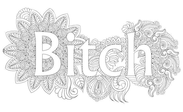 Curse Word Coloring Pages For Adults 