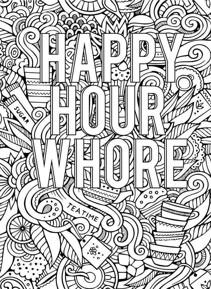 Download Best 23 Coloring Pages for Adults Curse Words - Home ...
