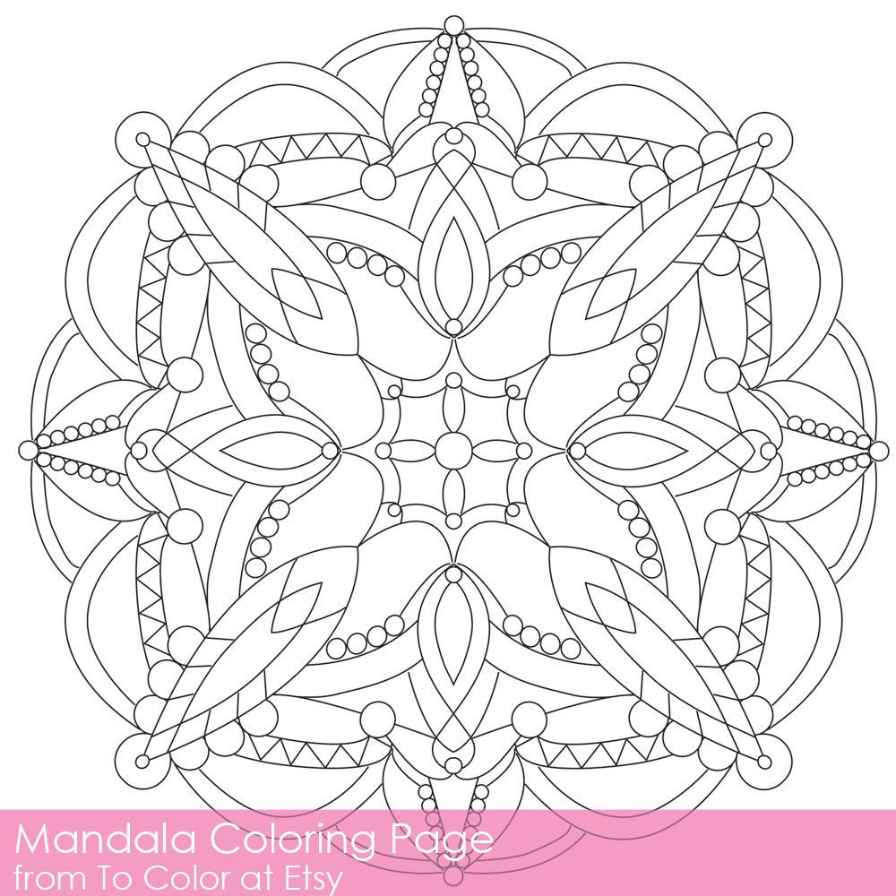 Coloring Pages For Adults Easy
 Simple Printable Coloring Pages for Adults Gel Pens by ToColor
