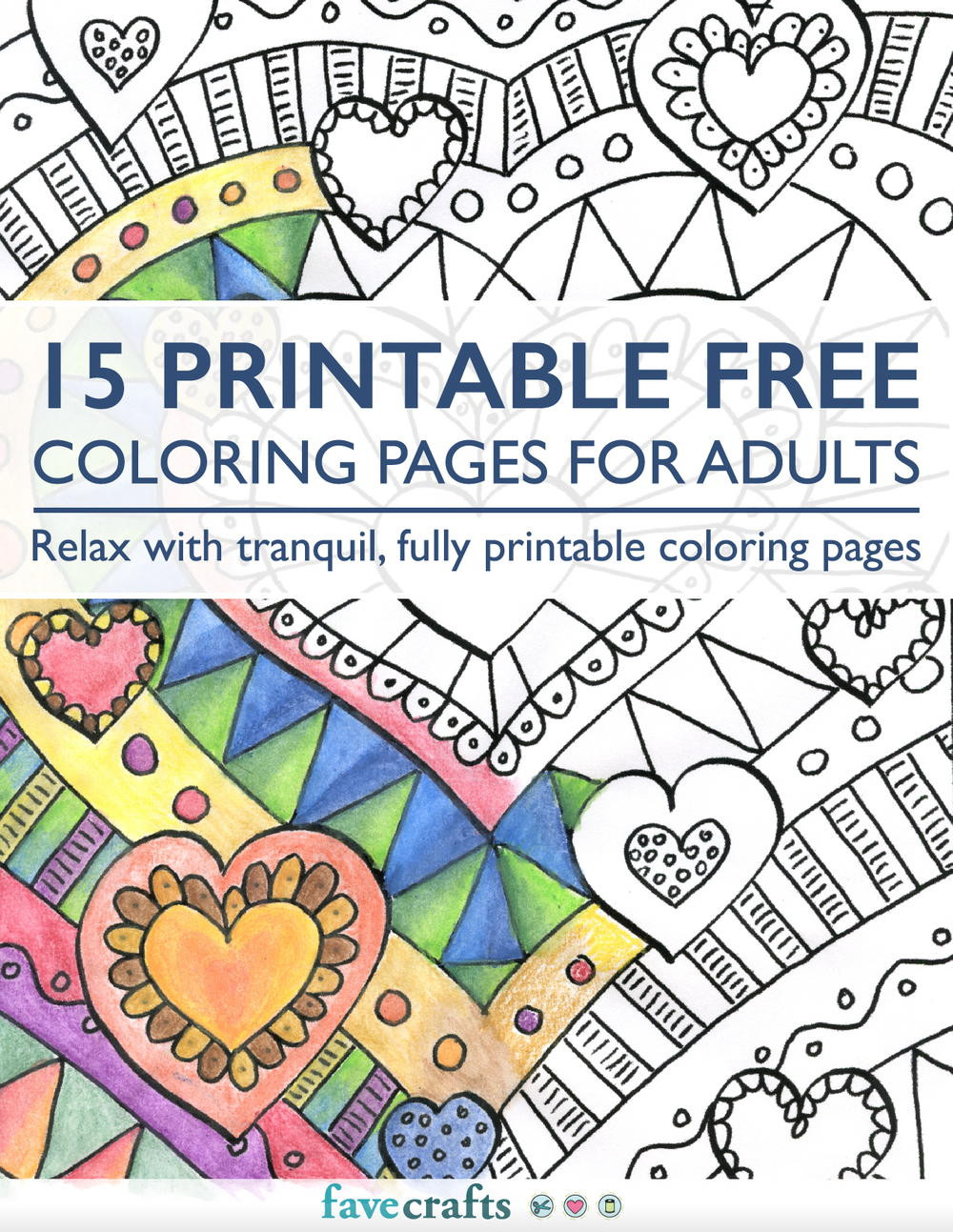Coloring Pages For Adults Free Printable
 15 Printable Free Coloring Pages for Adults [PDF