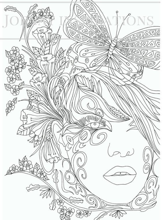 Coloring Pages For Adults Free Printable
 Adult Coloring Book Printable Coloring Pages Coloring Pages