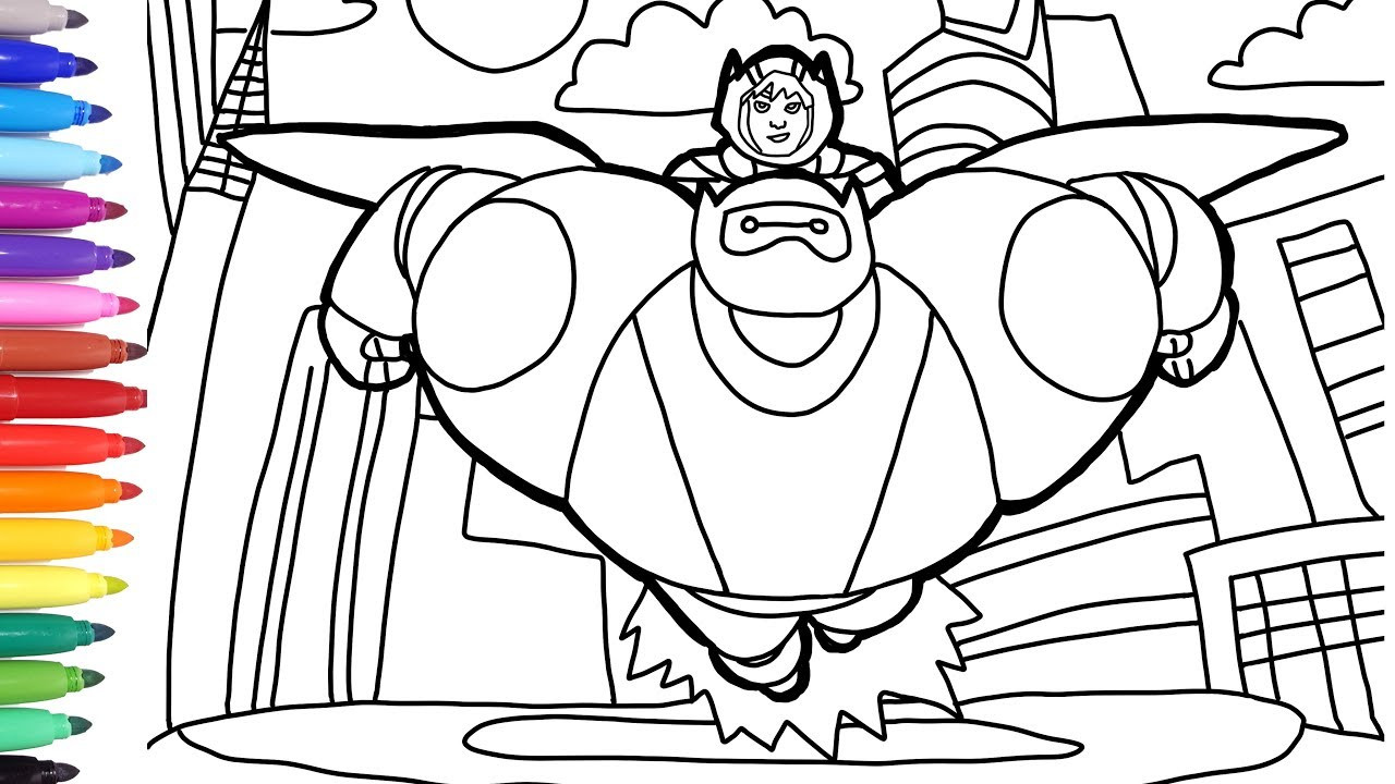 Coloring Pages For Big Kids
 Big Hero 6 Coloring Pages for Kids How to Draw Big Hero 6