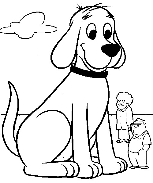 Coloring Pages For Big Kids
 Clifford the Big Red Dog Coloring Pages