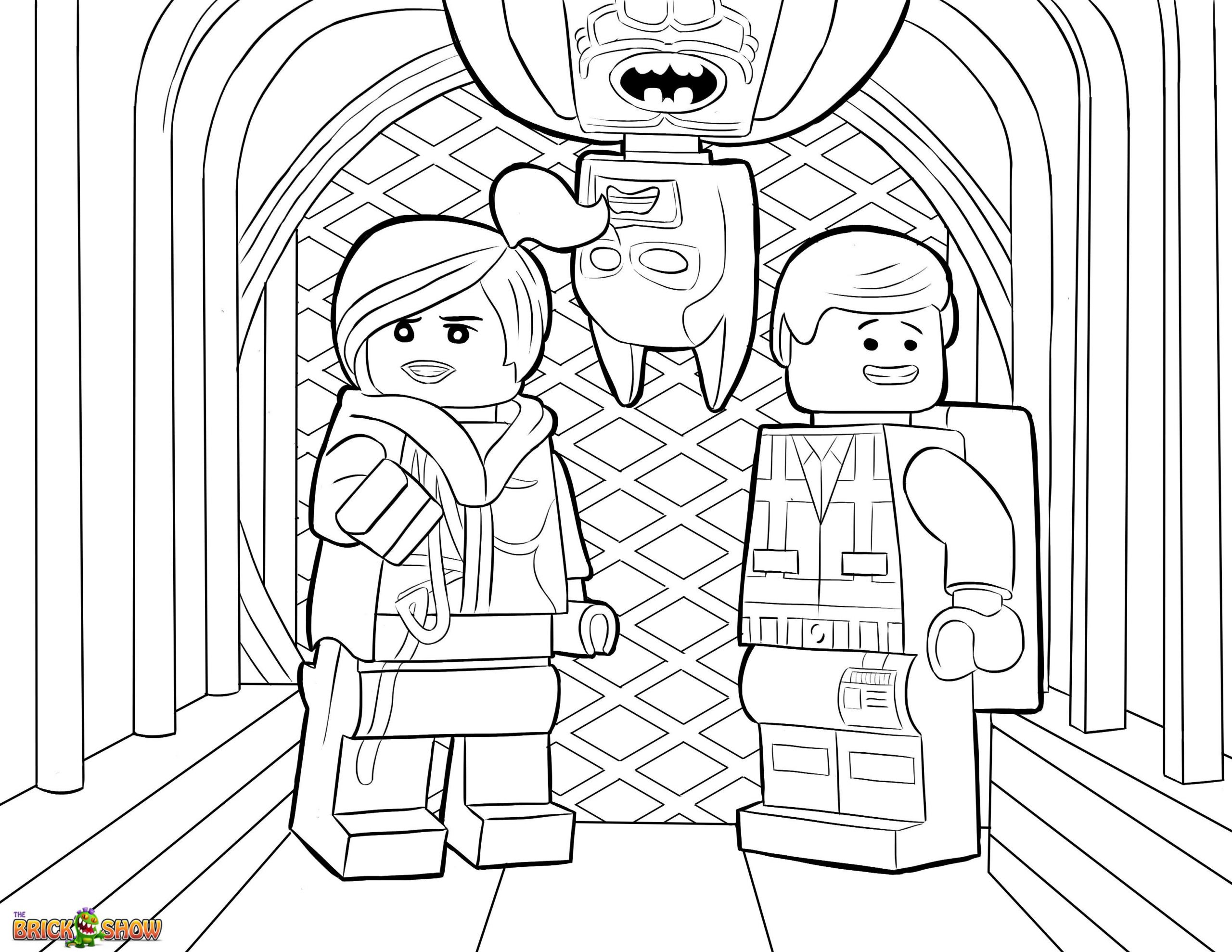 Coloring Pages For Boys Lego
 The LEGO Movie Coloring Page LEGO Wyldstyle Emmet