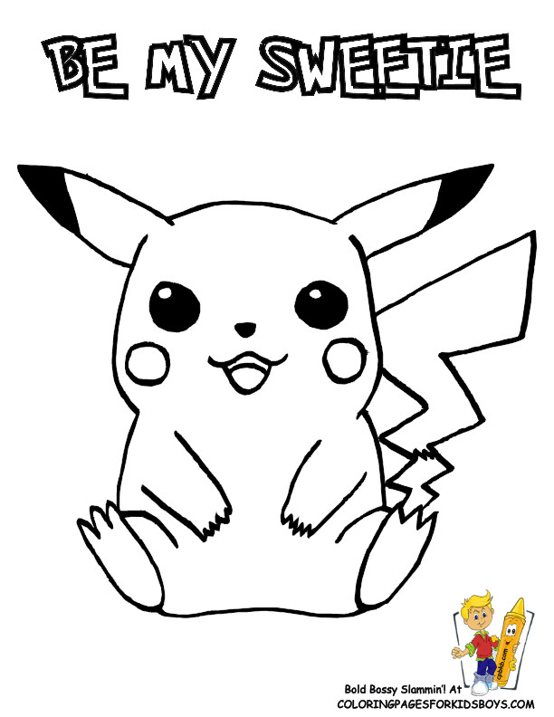 Coloring Pages For Boys Pokemon
 Valentine Drawing For Kids at GetDrawings