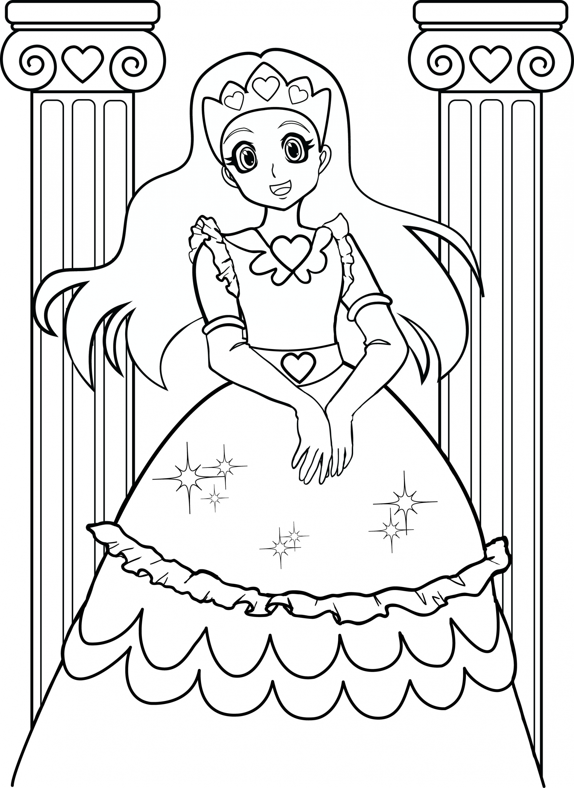 Coloring Pages For Girl Printable
 Coloring Pages For Girls 7