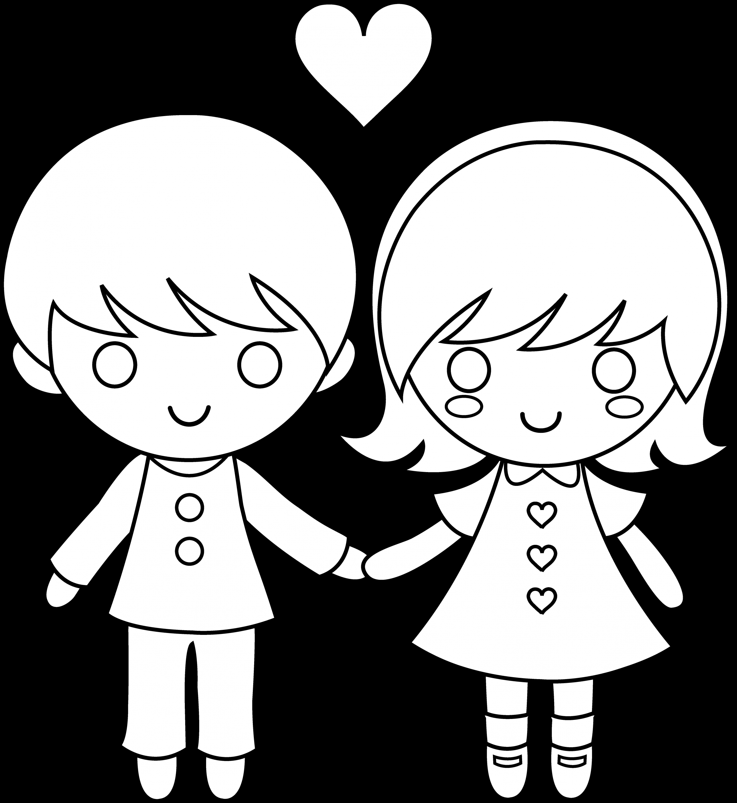 Coloring Pages For Girls And Boys
 Cute Little Girls Coloring Pages Coloring Home