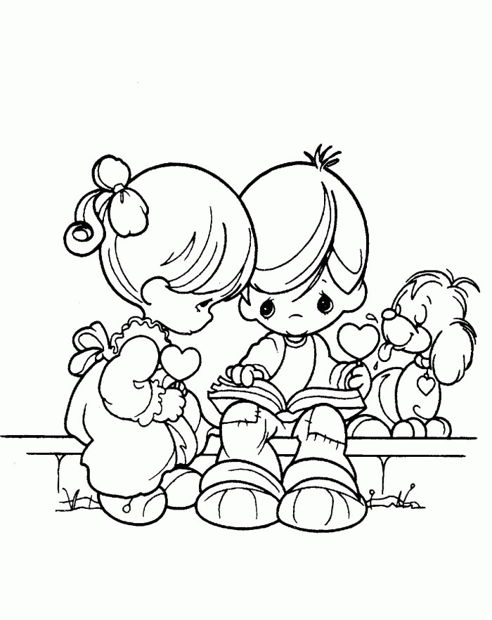 Coloring Pages For Girls And Boys
 Precious Moments Angel Coloring Pages Coloring Home