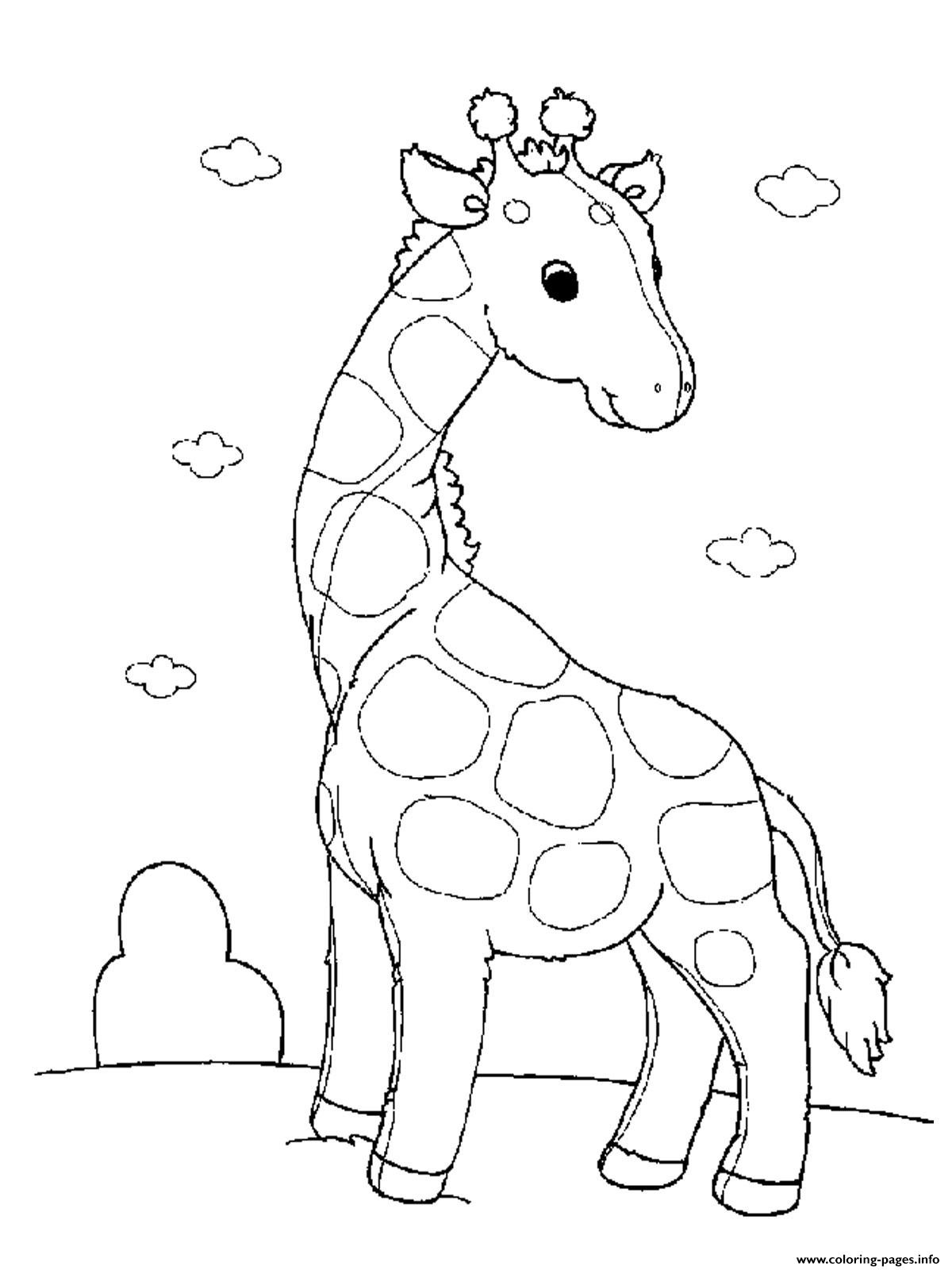 Coloring Pages For Girls Animals
 Baby Giraffe S For Girls Animals Printable13b0 Coloring