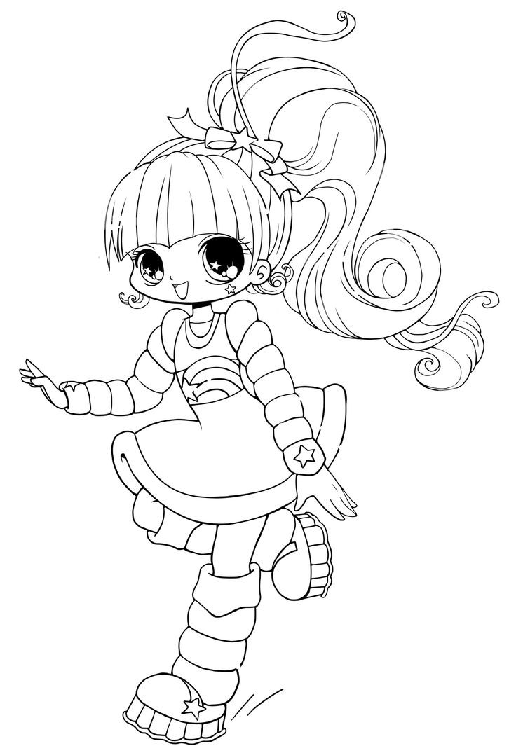 Coloring Pages For Girls Cute
 cool remarkable Colouring Pages Cute Anime Coloring Pages