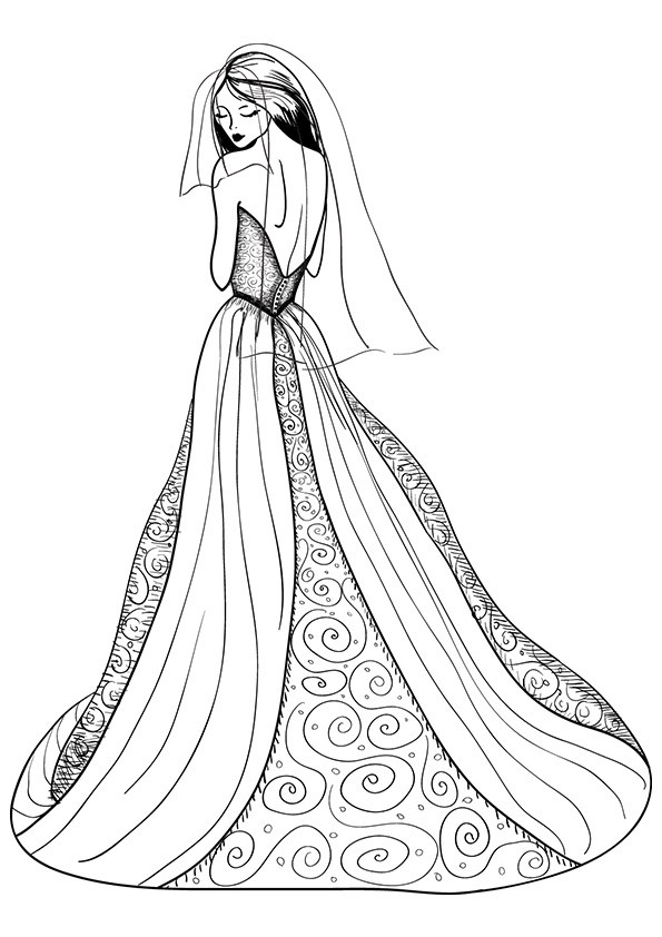 Coloring Pages For Girls Dresses
 Free Printable Coloring Pages for Girls