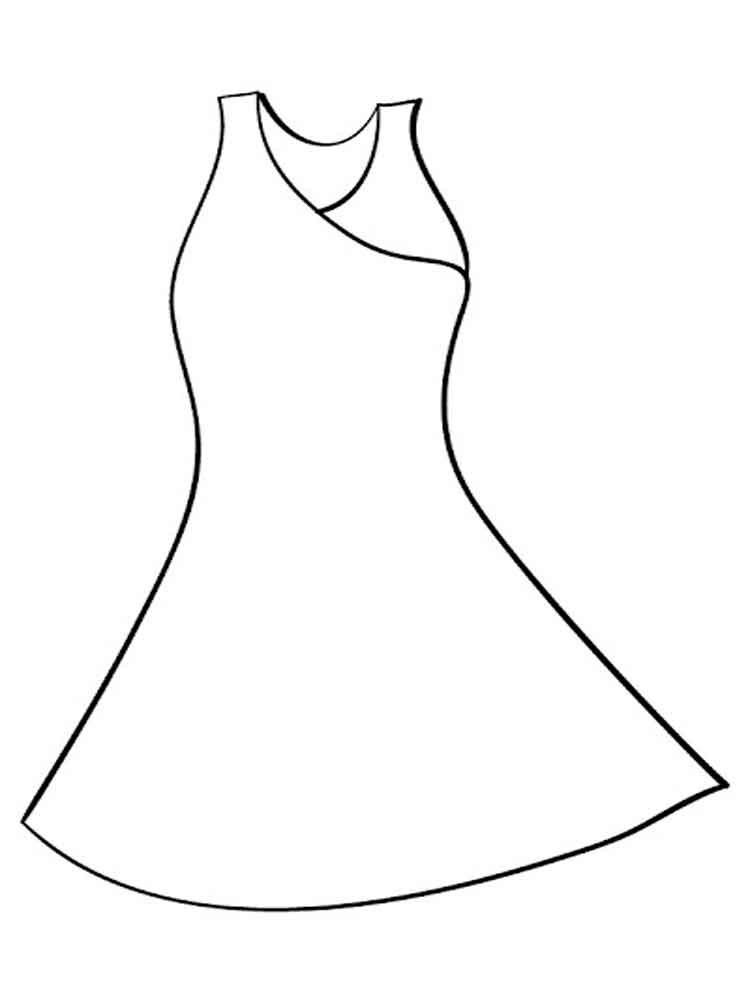 Coloring Pages For Girls Dresses
 Dress coloring pages Free Printable Dress coloring pages