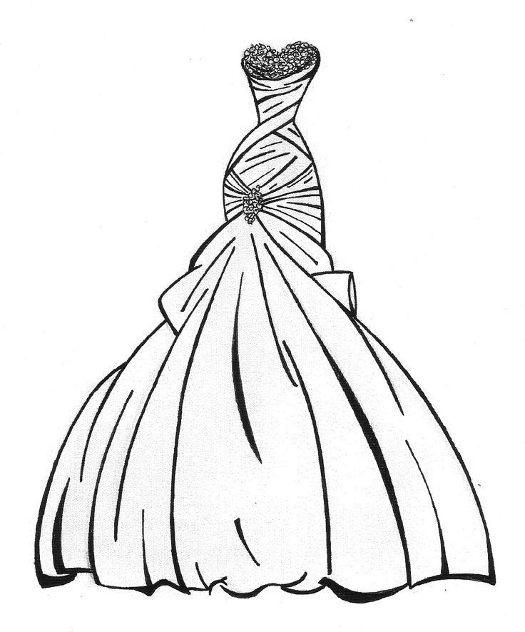 Coloring Pages For Girls Dresses
 Printable Coloring Pages OF FASHION CLOTHING Coloring Home