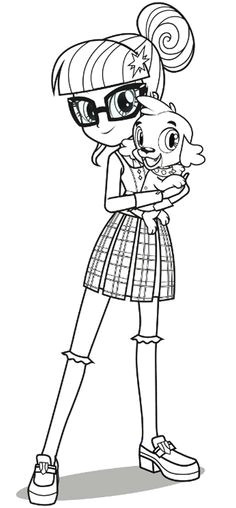 Coloring Pages For Girls Games
 Coloriage My Little Pony Equestria Girl Rainbow Rocks