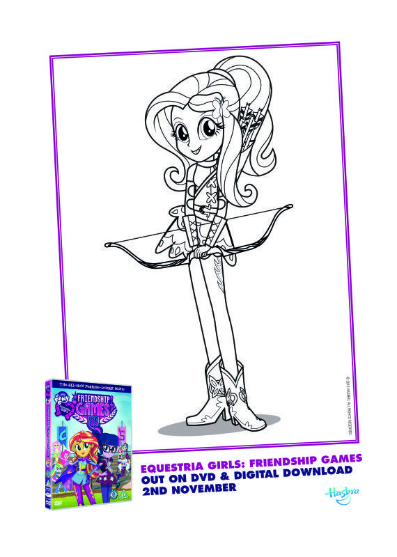 Coloring Pages For Girls Games
 My Little Pony Equestria Girls Friendship Games DVD