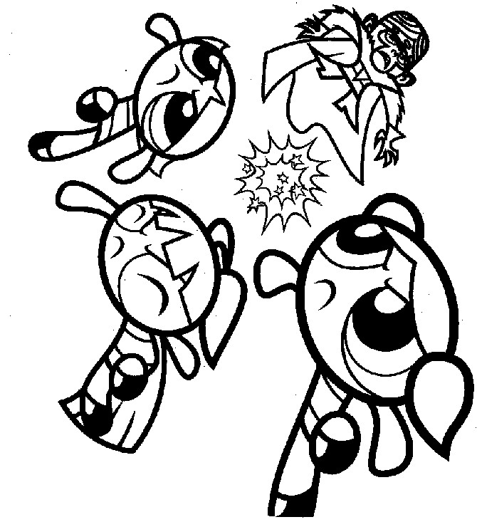 Coloring Pages For Girls Online
 Power Puff Girls Coloring Pages