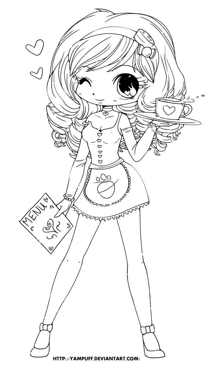 Coloring Pages For Girls People
 Pin by bingshi on fashionGirl