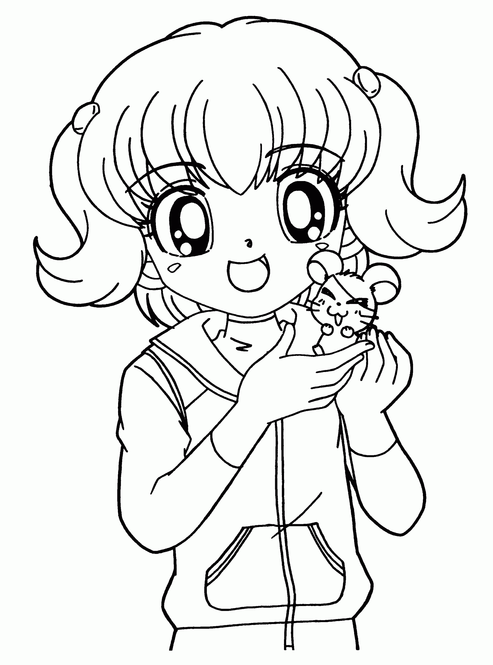 Coloring Pages For Girls People
 Anime Coloring Pages Best Coloring Pages For Kids
