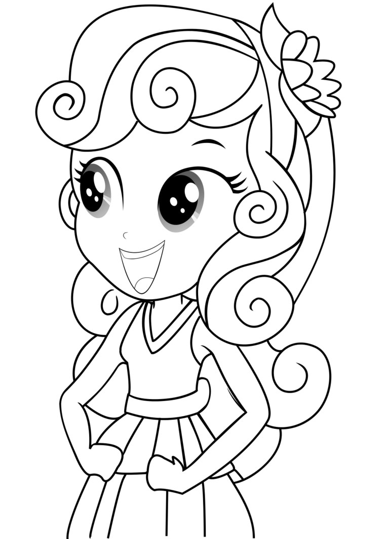 Coloring Pages For Girls To Print
 Equestria Girls Coloring Pages Best Coloring Pages For Kids
