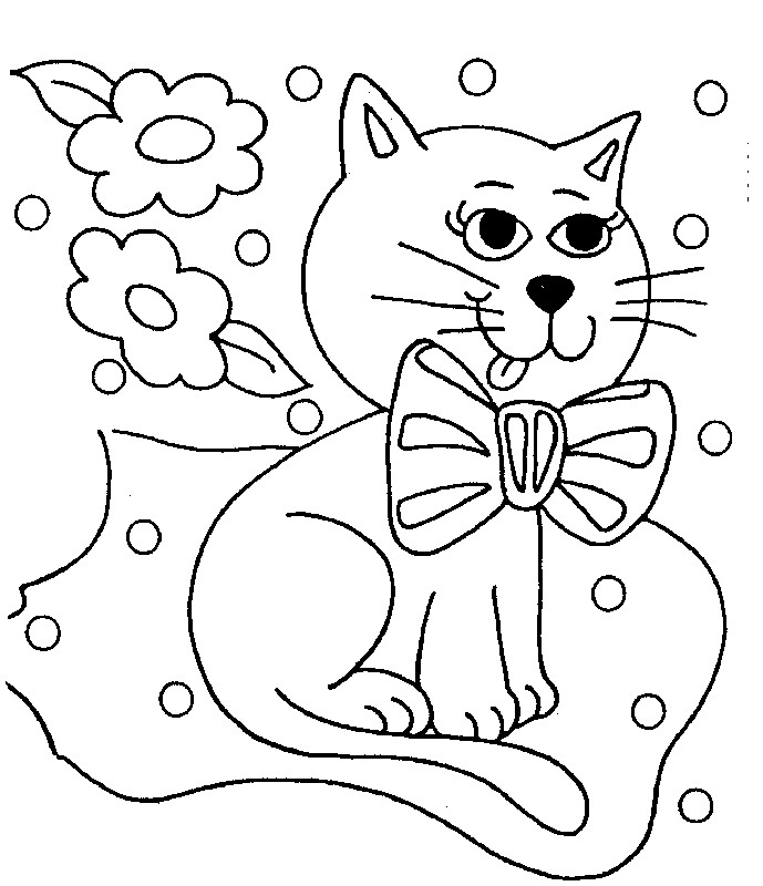 Coloring Pages For Kids Cat
 For Kids Coloring Pages Cats Disney Coloring Pages