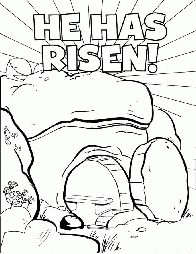 Coloring Pages For Kids Christian
 Free Printable Easter Coloring Pages Religious Coloring Home