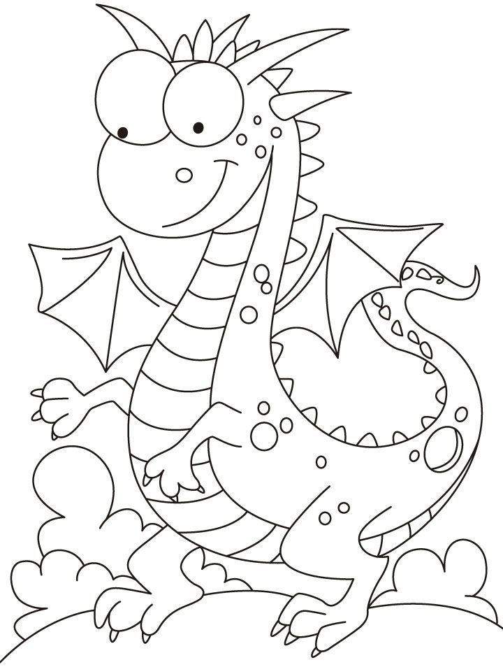 Coloring Pages For Kids Dragon
 Pin by Dawn Renner on Coloring pages