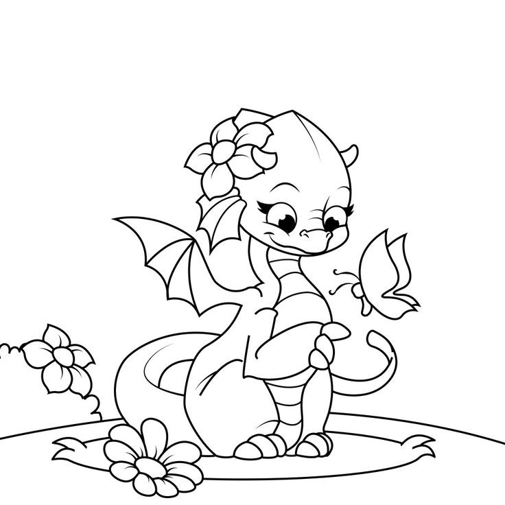 Coloring Pages For Kids Dragon
 1000 images about Dragon Coloring Pages on Pinterest