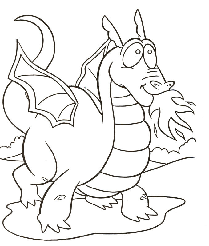 Coloring Pages For Kids Dragon
 Dragon Coloring Pages 2018 Dr Odd