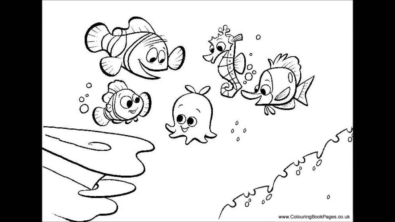 Coloring Pages For Kids Games
 finding nemo Colouring Pages and Kids Colouring Game