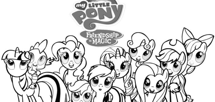 Coloring Pages For Kids My Little Pony
 Free My Little Pony Kids Printables diy Thought