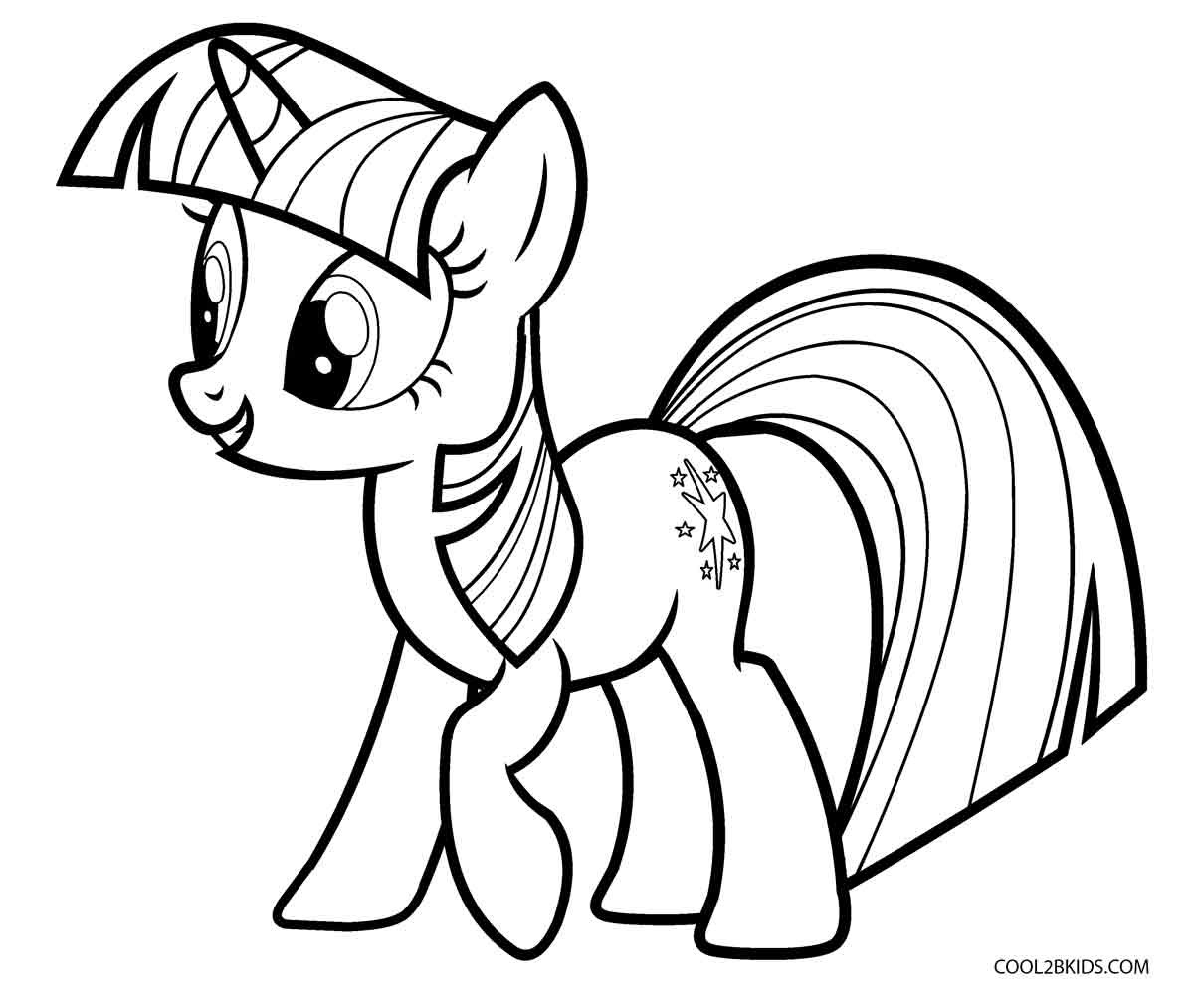 Coloring Pages For Kids My Little Pony
 Free Printable My Little Pony Coloring Pages For Kids