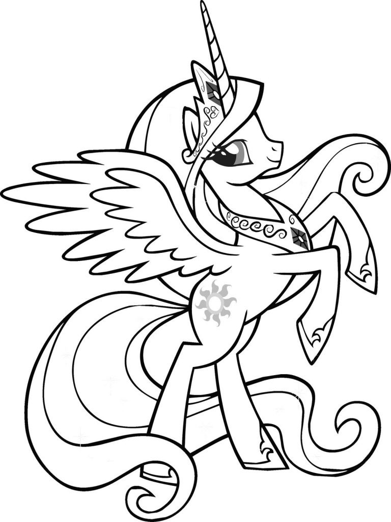 Coloring Pages For Kids My Little Pony
 Pin Pinkie Pie Coloring Pa on Pinterest
