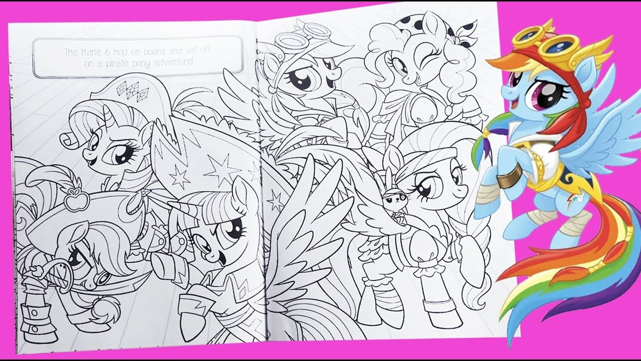 Coloring Pages For Kids My Little Pony
 My little pony movie Coloring for kids MLP colouring pages