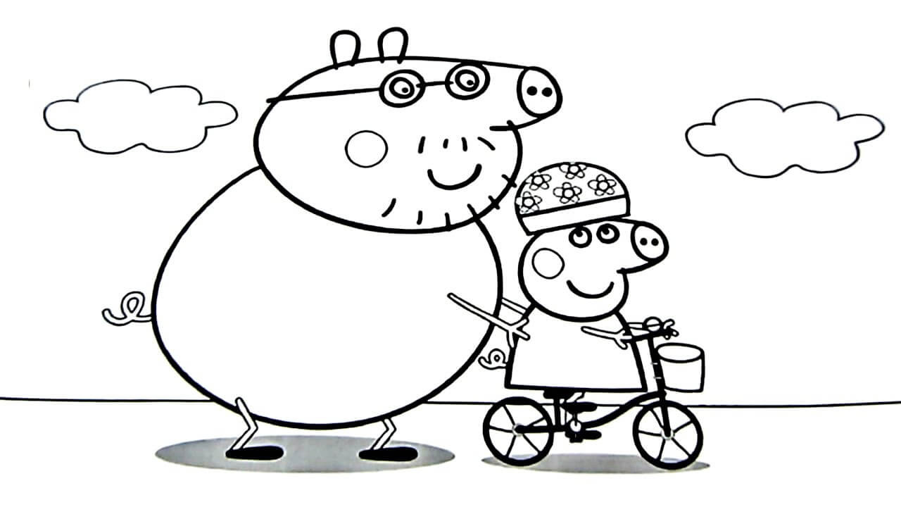 Coloring Pages For Kids Peppa Pig
 30 Printable Peppa Pig Coloring Pages You Won t Find Anywhere