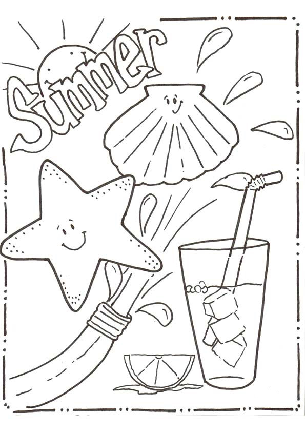 Coloring Pages For Kids Summer
 Summer Coloring Pages for Kids Print them All for Free