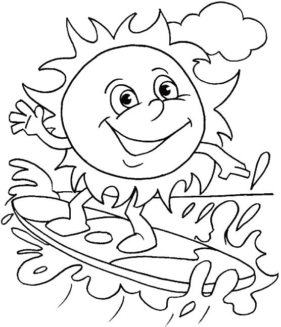 Coloring Pages For Kids Summer
 Summer Coloring Pages for Kids Print them All for Free