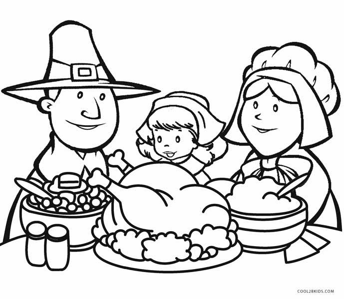Coloring Pages For Kids Thanksgiving
 Printable Thanksgiving Coloring Pages For Kids